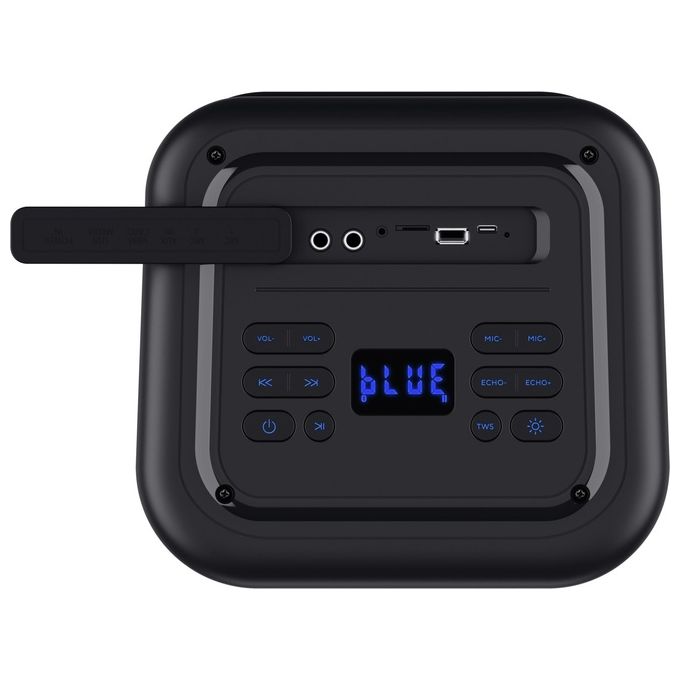 Trust 25280 Azura Cassa Bluetooth per Feste Portatile 50W LED RGB IPX4 11h autonomia colore Nero