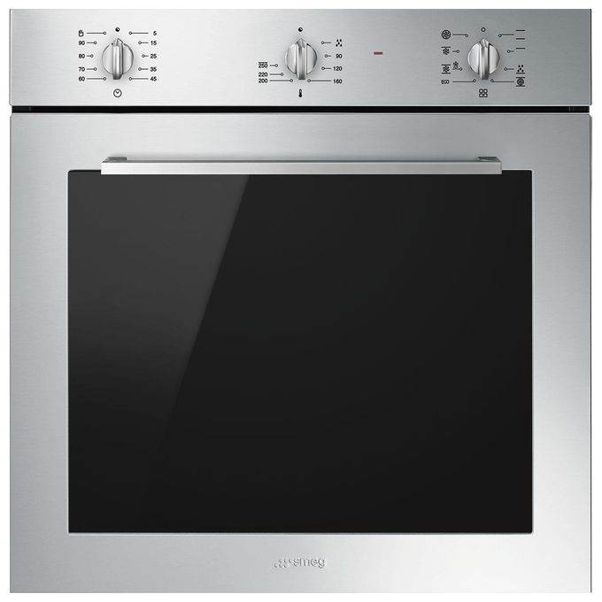 Smeg SF64M3TVX Forno Elettrico da Incasso Termoventilato Vapor Clean Capacita' 70 Litri 8 Funzioni Classe energetica A 60 cm Inox Antimpronta