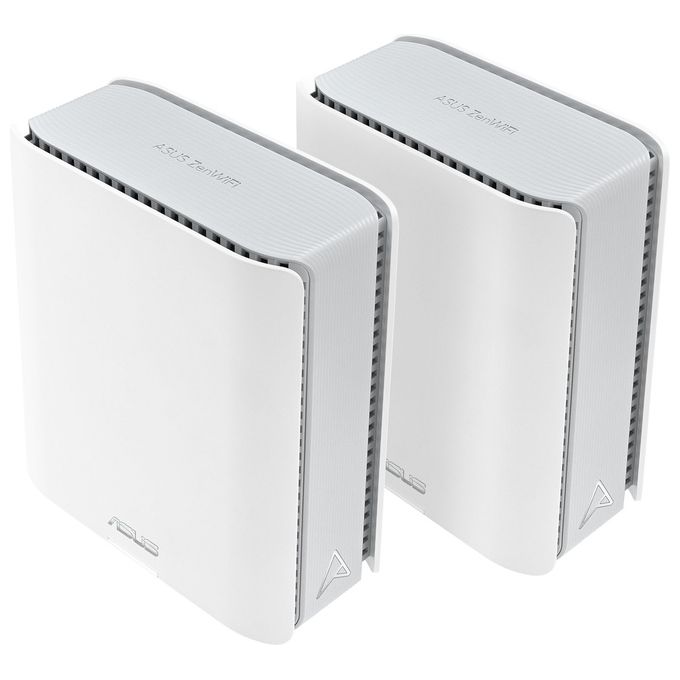 ASUS 90IG0930-MO3B20 ZenWiFi BT8 Sistema Mesh Wi-Fi 7 Tri-band (2,4 GHz-5 GHz-6 GHz) 8643 Mbit-s 2 pezzi colore Bianco