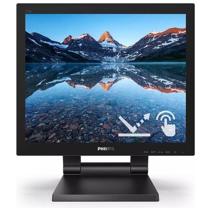 Philips 172B9TL-00 B-Line Monitor Touch 17'' 1280x1024 1ms 250 cd-m² IP65 SmoothTouch Multi-touch 10 punti USB HDMI DP colore Nero