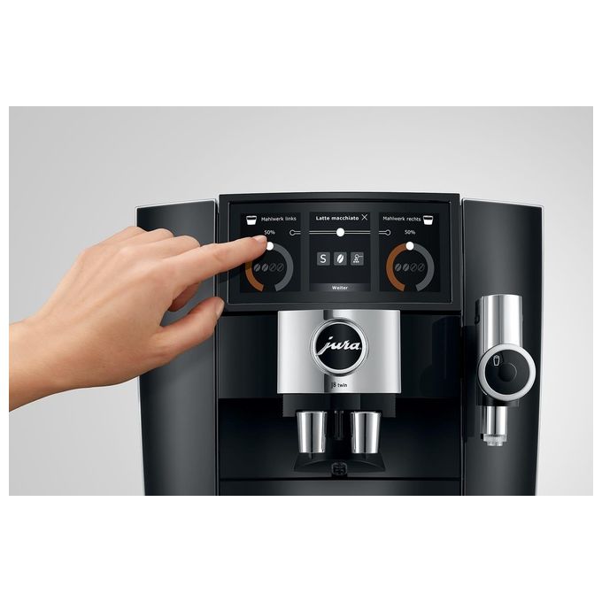 Jura J8 J8 twin Macchina da caffe' automatica Capacita' serbatoio 1,9 L colore Nero