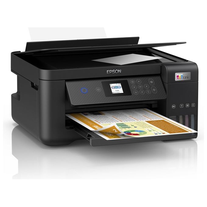 Epson C11CJ63405 EcoTank ET-2850 Stampante Multifunzione Inkjet A4 3 in 1 Serbatoi Ricaricabili Wi-Fi USB 5760x1440 DPI colore Nero