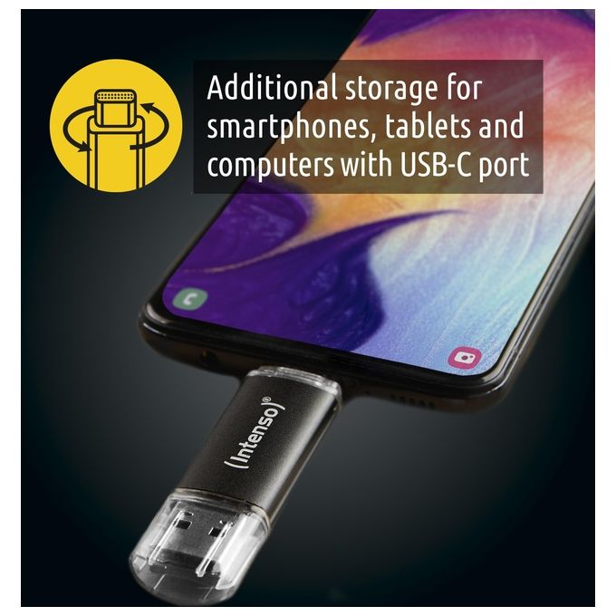 Intenso 3539491 Flash Drive Twist 128Gb Usb 3.2  Usb-C