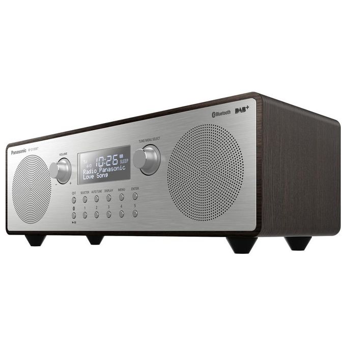 Panasonic Digital-Radio DAB+ BT Aux-In Marrone