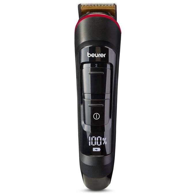 Beurer 10260 Regolabarba MN4X con 10 lunghezze di taglio da 3 a 12 mm e regolazione fine 0,8 e 1,2 mm colore Nero