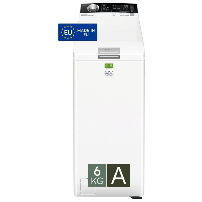 Aeg LTR8C63A Lavatrice Caricamento dall'Alto 6Kg 1251 Giri-min Bianco