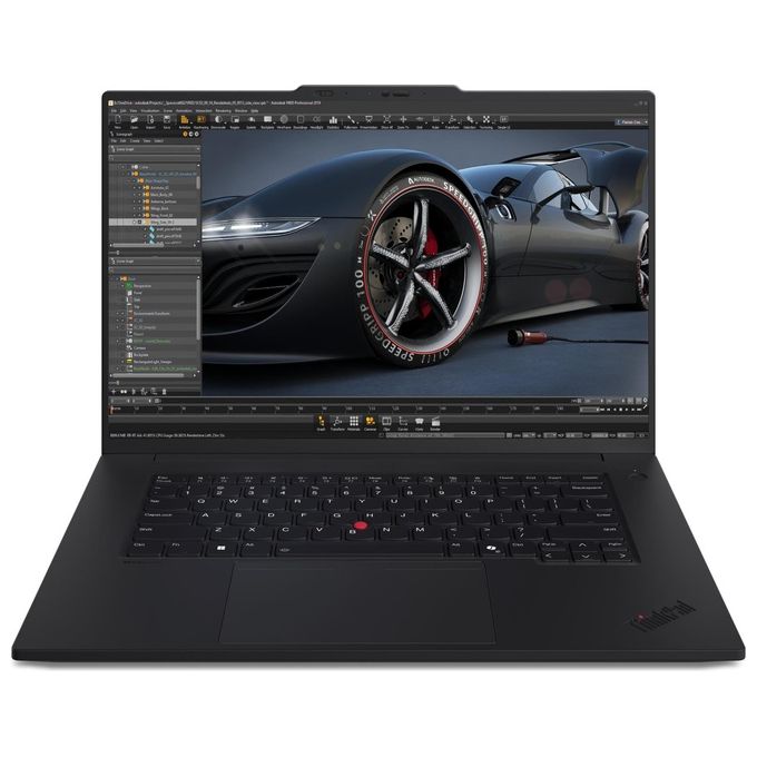 Lenovo 21KV0023IX ThinkPad P1 Gen 7 Notebook 16'' Intel Core Ultra 7 165H 32 GB RAM 1 TB SSD NVIDIA GeForce RTX 4070 8 GB Wi-Fi 7 Windows 11 Pro colore Nero
