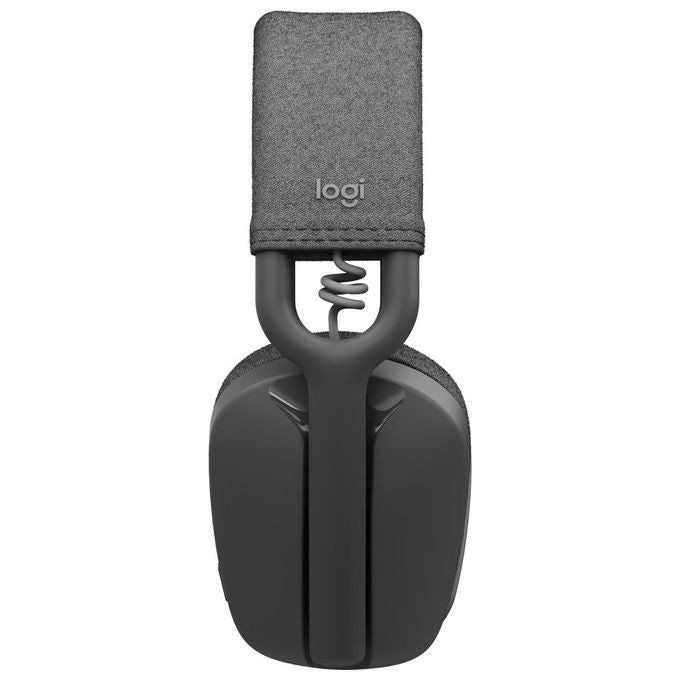 Logitech 981-001213 Zone Vibe 100 Cuffie Wireless Bluetooth Over-Ear 40mm 18h Multipoint Teams Meet Zoom colore Grafite