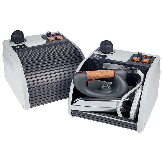 POLTI FI000081 Vaporella Super Pro Ferro da Stiro a Caldaia Capacita' 1 3 Litri Potenza 1750 W Manico in Sughero Bianco Nero