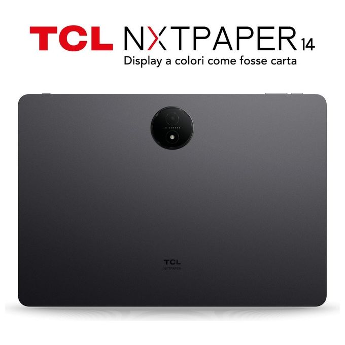 TCL 9491G NXTPAPER 14 Tablet Android 14.3'' 2.4K 16GB RAM 256GB Wi-Fi Batteria 10000mAh IP54 colore Grigio