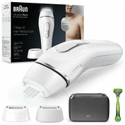 Braun 7500435238373 Silk·expert Pro 5 Epilatore a Luce Pulsata con Sensore Skin Pro 2.0 10 Livelli di Intensita' 125 Impulsi al Minuto colore Bianco