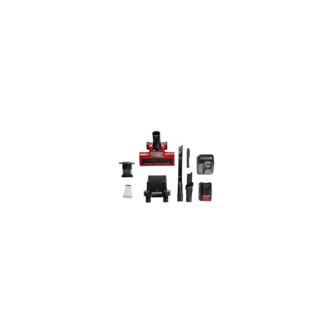 Einhell 2347187 Power X-Change Aspirapolvere a Bastone Senza Filo 2 in 1 18V 4Ah 0,6L 120 mbar colore Rosso