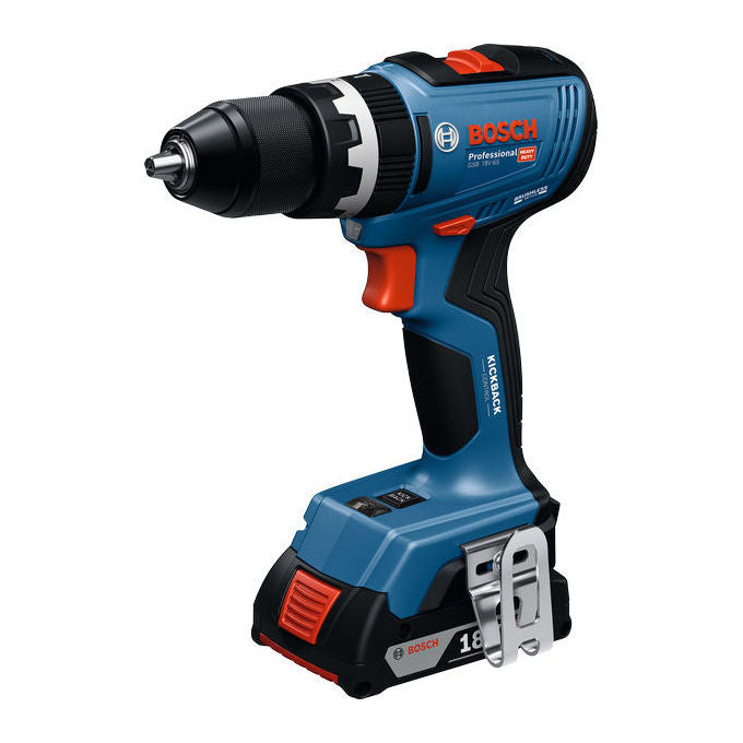 Bosch 0 601 9N3 300 GSB 18V-65 Professional Cacciavite a percussione 27000 Giri-min 2 rapporti 65 Nm Mandrino rapido colore Blu