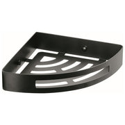 Gedy 2479 Nerva Portaoggetti Doccia Angolare in Acciaio Inox AISI 304 21x21x4,5 cm colore Nero