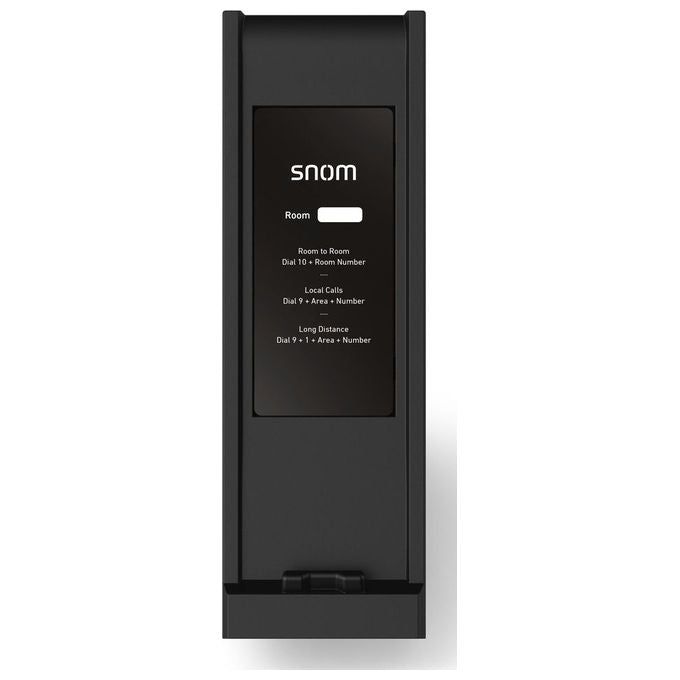 Snom HD300 Telefono VoIP Antibatterico per Ospitalita' PoE colore Nero