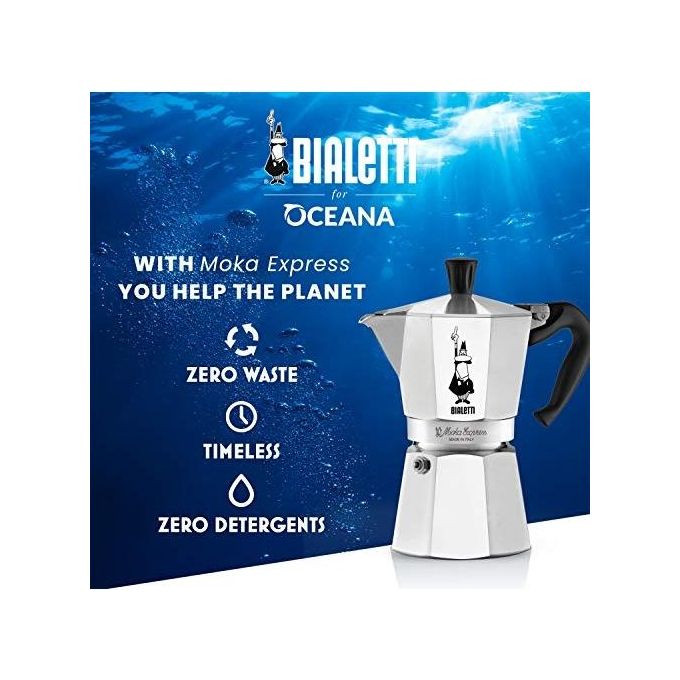 Bialetti Caffettiera Moka Express 18 tazze