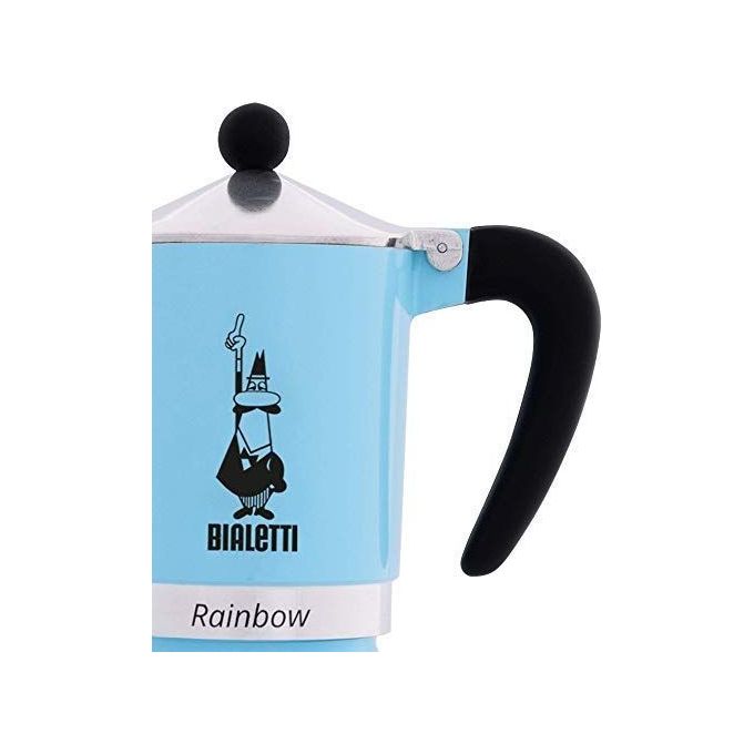 Bialetti Rainbow Moka 1 Tazza Azzurra
