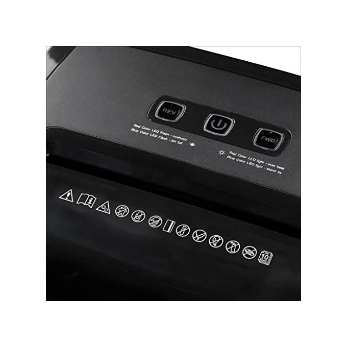 Hama 00050549 Premium M10 Distruggi Documenti Taglio a Frammenti 10 Fogli 20 L 62 dB colore Nero