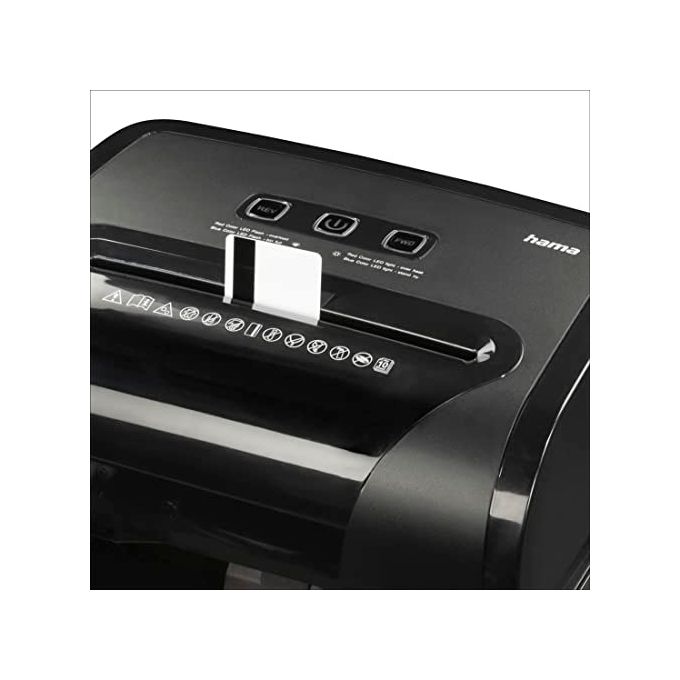 Hama 00050549 Premium M10 Distruggi Documenti Taglio a Frammenti 10 Fogli 20 L 62 dB colore Nero