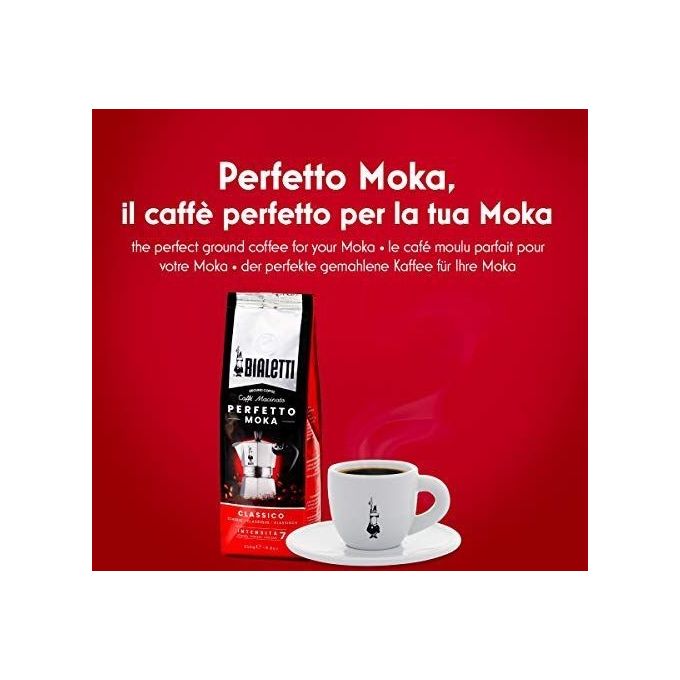 Bialetti Moka induction 2 Tazze Rosso-Argento