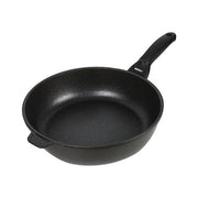 RISOLI 00104BP-24PN BLACKplus Padella Alta in Alluminio Pressofuso con Rivestimento Antiaderente El Diamant Profile Adatta a Gas Elettrico Vetroceramica colore Nero