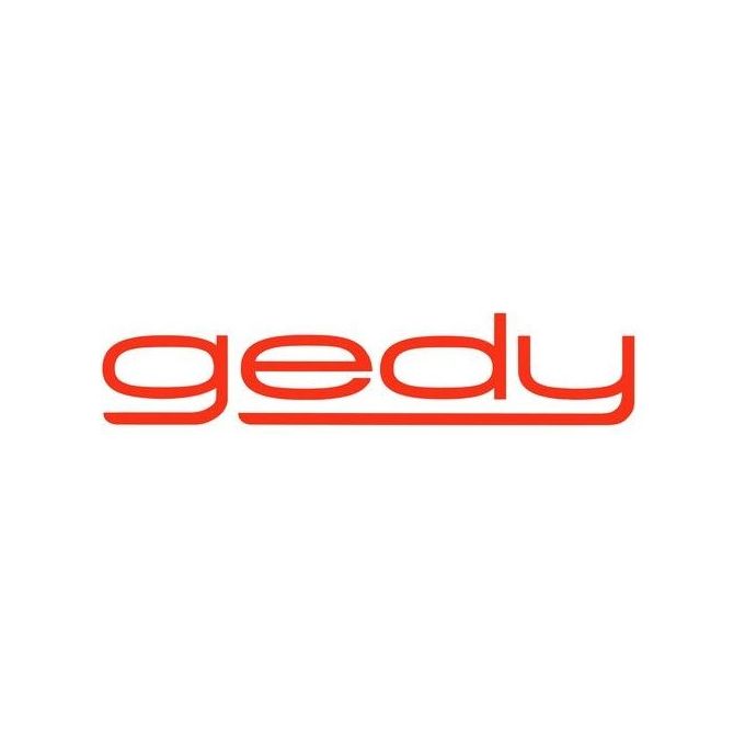 Gedy Set Scopino Manico con Ciuffo e Disco Nero