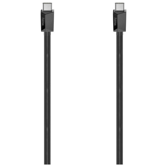 Hama 00200787 Cavo USB Type-C USB 3.2 Gen 2 E-Marker 10 Gbit-s 100 W 5 A 2 m colore Nero