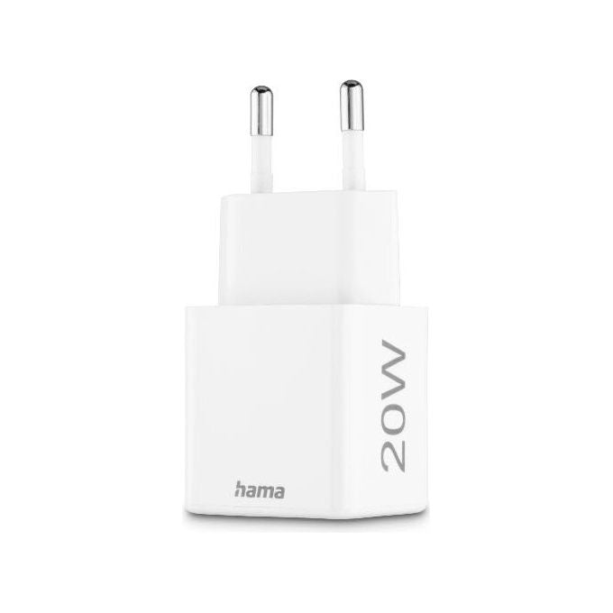 Hama 00201991 Caricatore da Rete Fast Charge USB-C USB-A 20 W Power Delivery Quick Charge colore Bianco