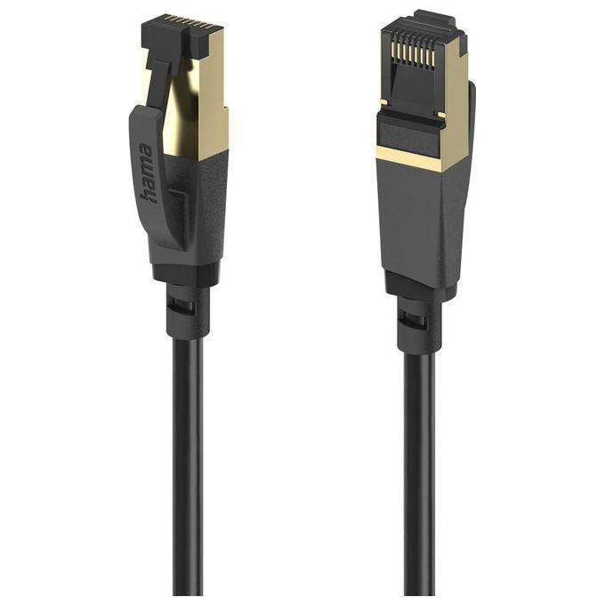 Hama 00202002 Cavo di rete CAT-8 40 Gbps S-FTP schermato 3 m colore Nero