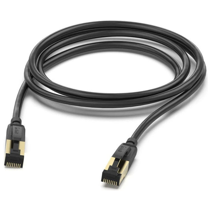 Hama 00202002 Cavo di rete CAT-8 40 Gbps S-FTP schermato 3 m colore Nero