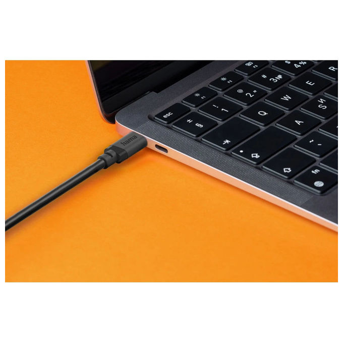 Hama 00202008 Cavo USB-C USB 3.2 Gen1 5 Gbps 240 W 0,75 m colore Nero