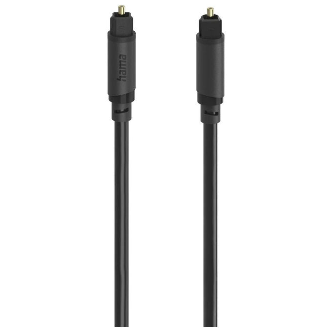 Hama 00202017 Cavo Audio Ottico Toslink Maschio Maschio 3 m contatti dorati colore Nero