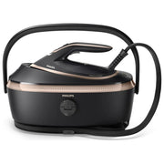 Philips PSG830020 PerfectCare Serie 8000 Ferro da stiro con caldaia Potenza 3120 W Capacita' 1,4 L Tecnologia OptimalTEMP Piastra SteamGlide Elite colore Nero gold