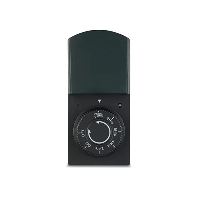 Rev Presa Temporizzata IP44 Nero-Verde