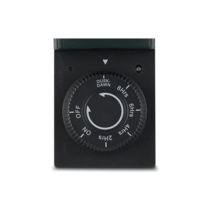 Rev Presa Temporizzata IP44 Nero-Verde