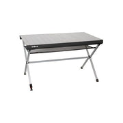 Brunner 0406098N Titanium Axia 4 Tavolo da Campeggio Alluminio Pieghevole Piano Gapless Portata 30 Kg colore Grigio
