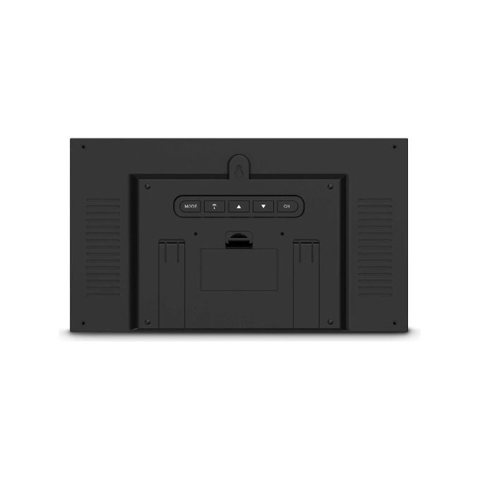 Hama 00222216 Stazione Meteorologica Digitale con Termometro e Igrometro Interno Esterno Display Trend Previsioni del Tempo Alimentazione a Batteria AA colore Nero