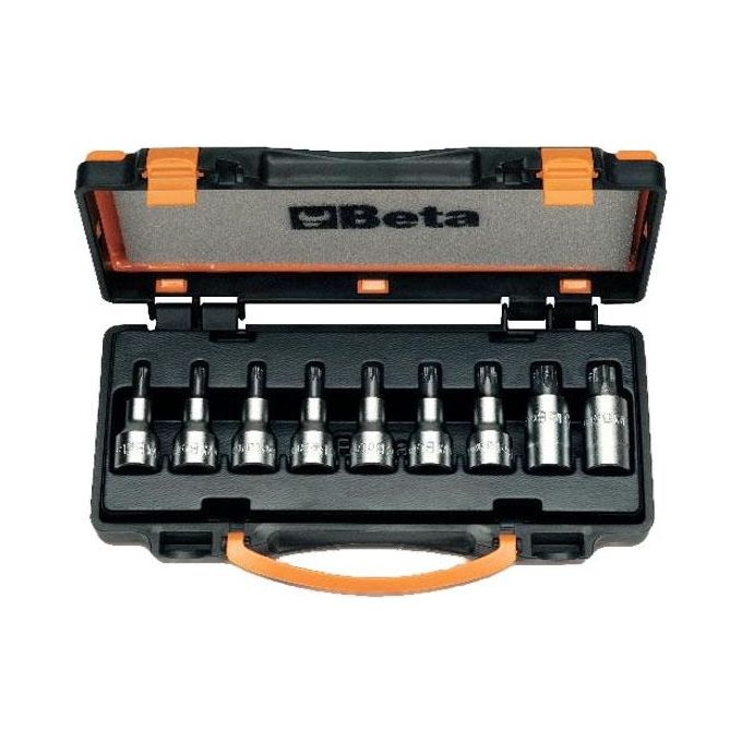 Beta 920TX-C9 Chiavi a Bussola Torx 1-2'' T20 60 Pezzi