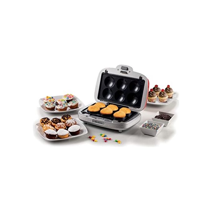 Ariete 00C197201AR0 Party Time Piastra Elettrica Multifunzione 700W 3 Piastre Antiaderenti Intercambiabili Muffin Donuts Sandwich colore Azzurro