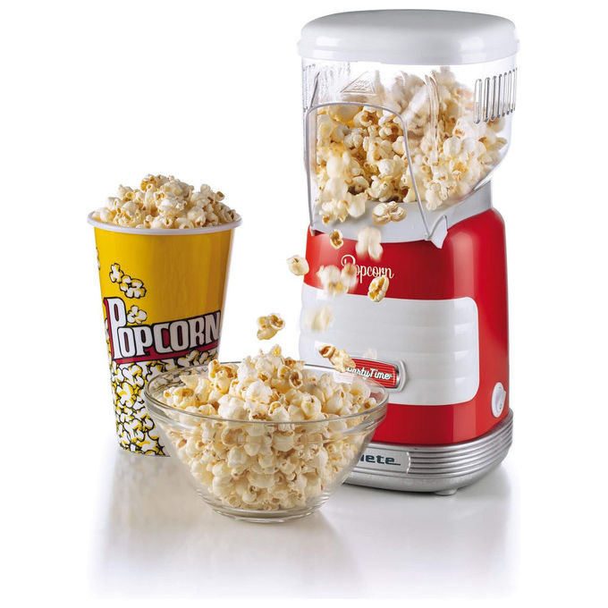 Ariete 00C295600AR0 Pop Corn Party Time Macchina per Pop Corn 60 g in 2 min senza grassi 1100 W colore Rosso