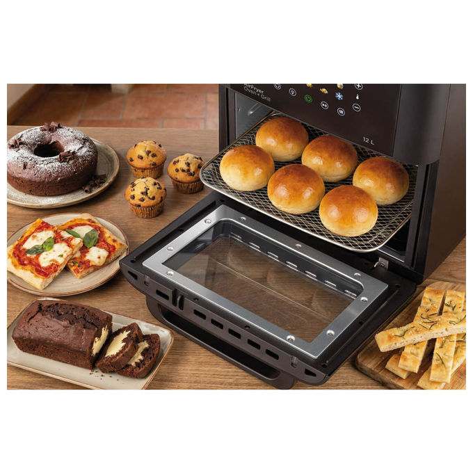 Ariete 00C464100AR0 Friggitrice ad aria 12 L 1800 W 10 programmi preimpostati Display digitale touch colore Nero
