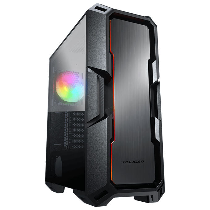 Cougar MX440-A Case PC Midi Tower Gaming ATX Vetro Temperato RGB USB-C Filtro Antipolvere colore Nero