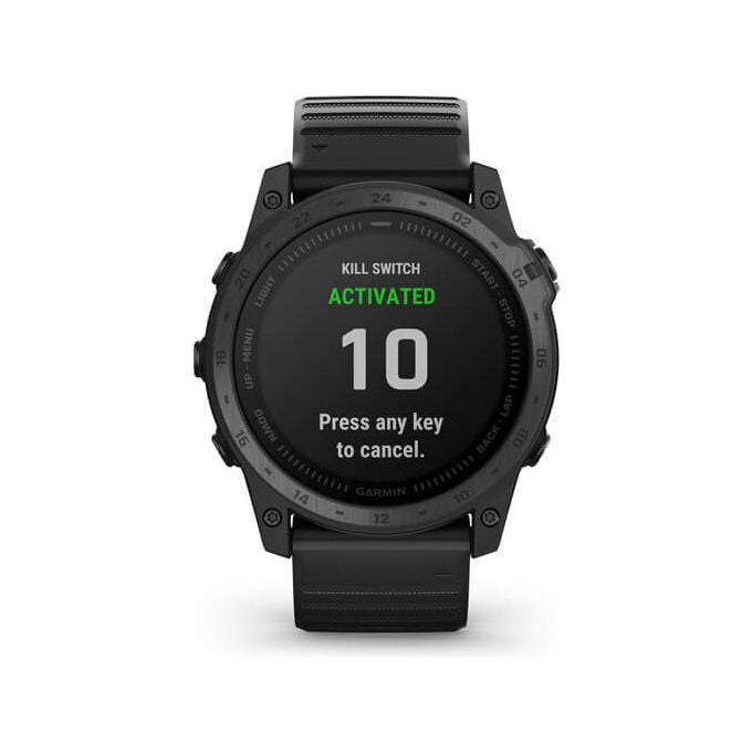 Garmin 010-02704-01 Tactix 7 Orologio GPS Tattico Avanzato con Display MIP 1.4'' 280 x 280 pixel Batteria Fino a 28 Giorni GPS GLONASS Galileo Wi-Fi Bluetooth Sapphire colore Nero