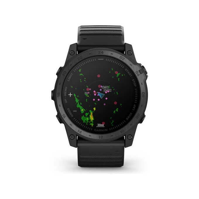 Garmin 010-02704-01 Tactix 7 Orologio GPS Tattico Avanzato con Display MIP 1.4'' 280 x 280 pixel Batteria Fino a 28 Giorni GPS GLONASS Galileo Wi-Fi Bluetooth Sapphire colore Nero