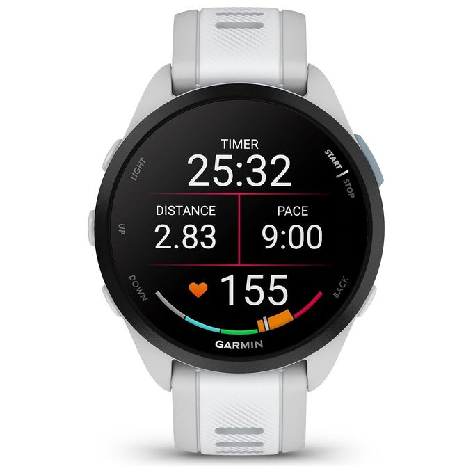 Garmin 010-02863-21 Forerunner 165 Smartwatch GPS AMOLED 1.2'' 43mm Cardiofrequenzimetro Multisport 4 GB colore Grigio