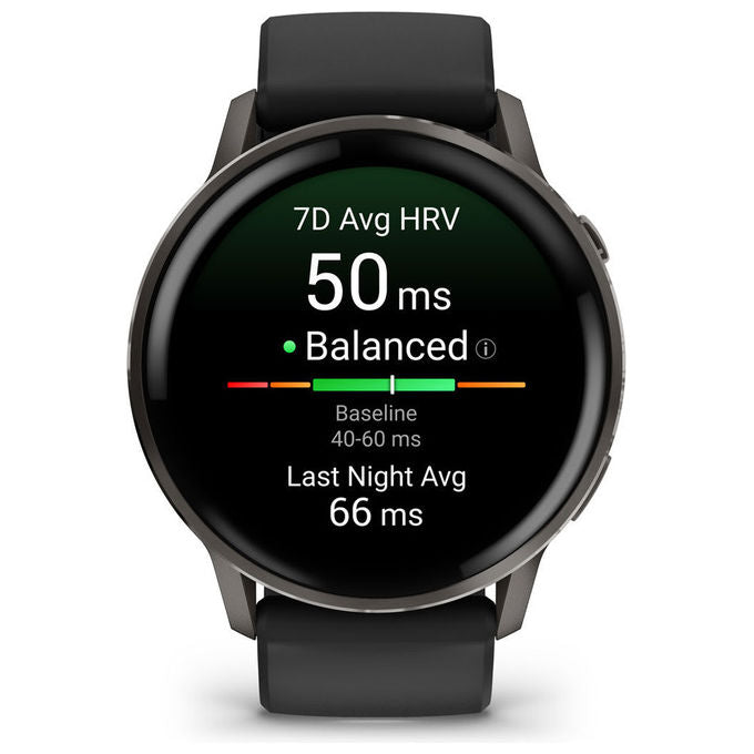 Garmin 010-03014-00 Venu 4 Smartwatch GPS 45mm con batteria fino a 12 giorni frequenza cardiaca continua monitoraggio sonno Body Battery colore Nero
