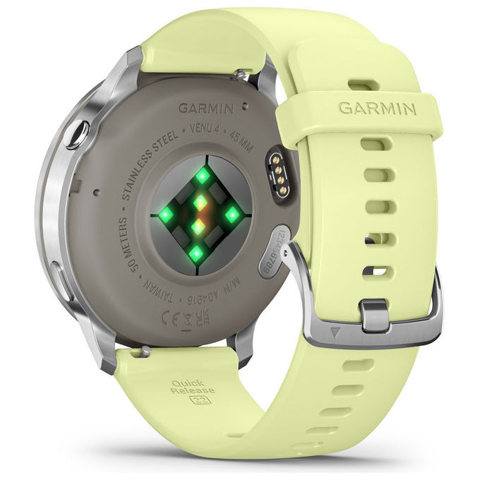 Garmin 010-03014-02 Venu Smartwatch 45 mm AMOLED 454 x 454 Pixel 8 GB GPS Wi-Fi colore Argento