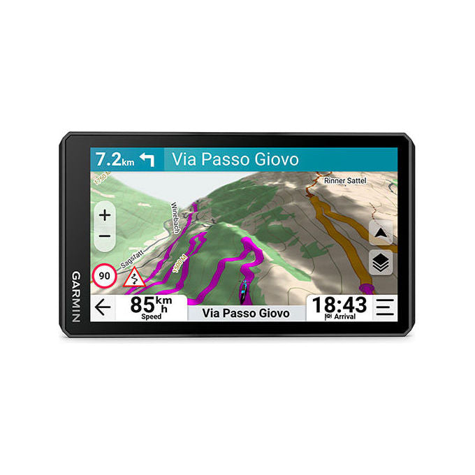 Garmin 010-03861-10 zūmo XT3 Navigatore Fisso Touchscreen 15,2 cm (6'') 1280 x 720 Pixel MicroSD Bluetooth IPX7 IP6X Batteria al Litio colore Nero