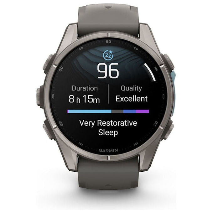 Garmin 010-04761-11 f?nix 9 Smartwatch AMOLED 43 mm Titanio con GPS Wi-Fi 64 GB colore Titanio
