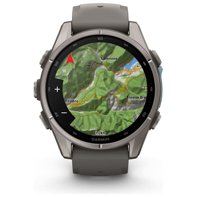 Garmin 010-04761-11 f?nix 9 Smartwatch AMOLED 43 mm Titanio con GPS Wi-Fi 64 GB colore Titanio